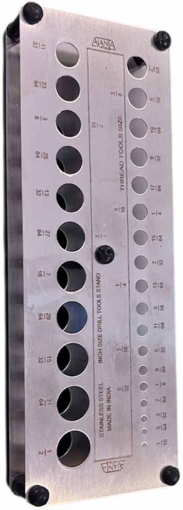 dytools Drill Stand1-13 mm, Stainless Steel,Storage in 0.5 mm increments, Compact Hole Gauge-picture-43