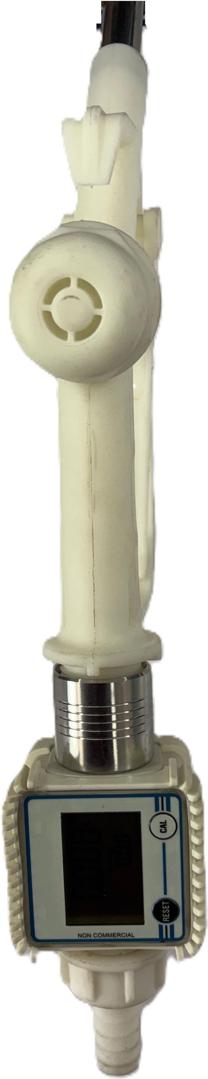 lubin Digital Fuel Dispensing Nozzle with Flow Meter White Plastic Auto Cut Pin Gauge-picture-33
