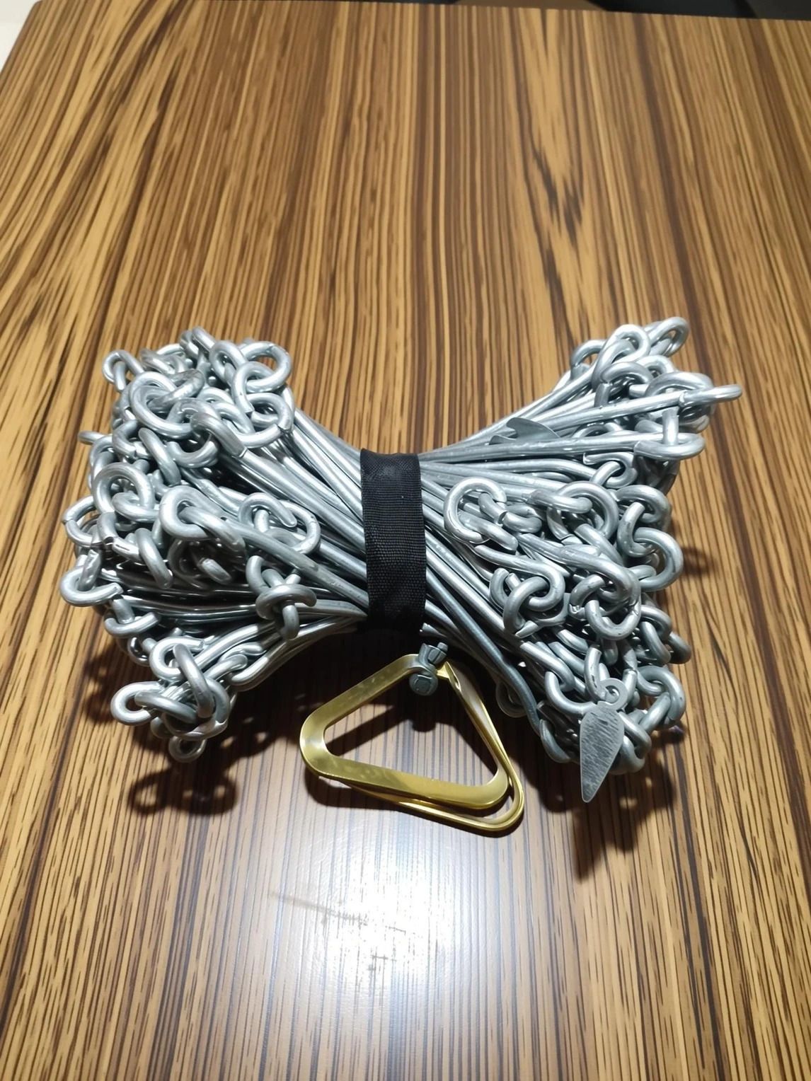 uttam Antiquity 66 Feet Land Surveying Chain with 100 Links & Brass Handles, Silver Height Gauge-picture-17