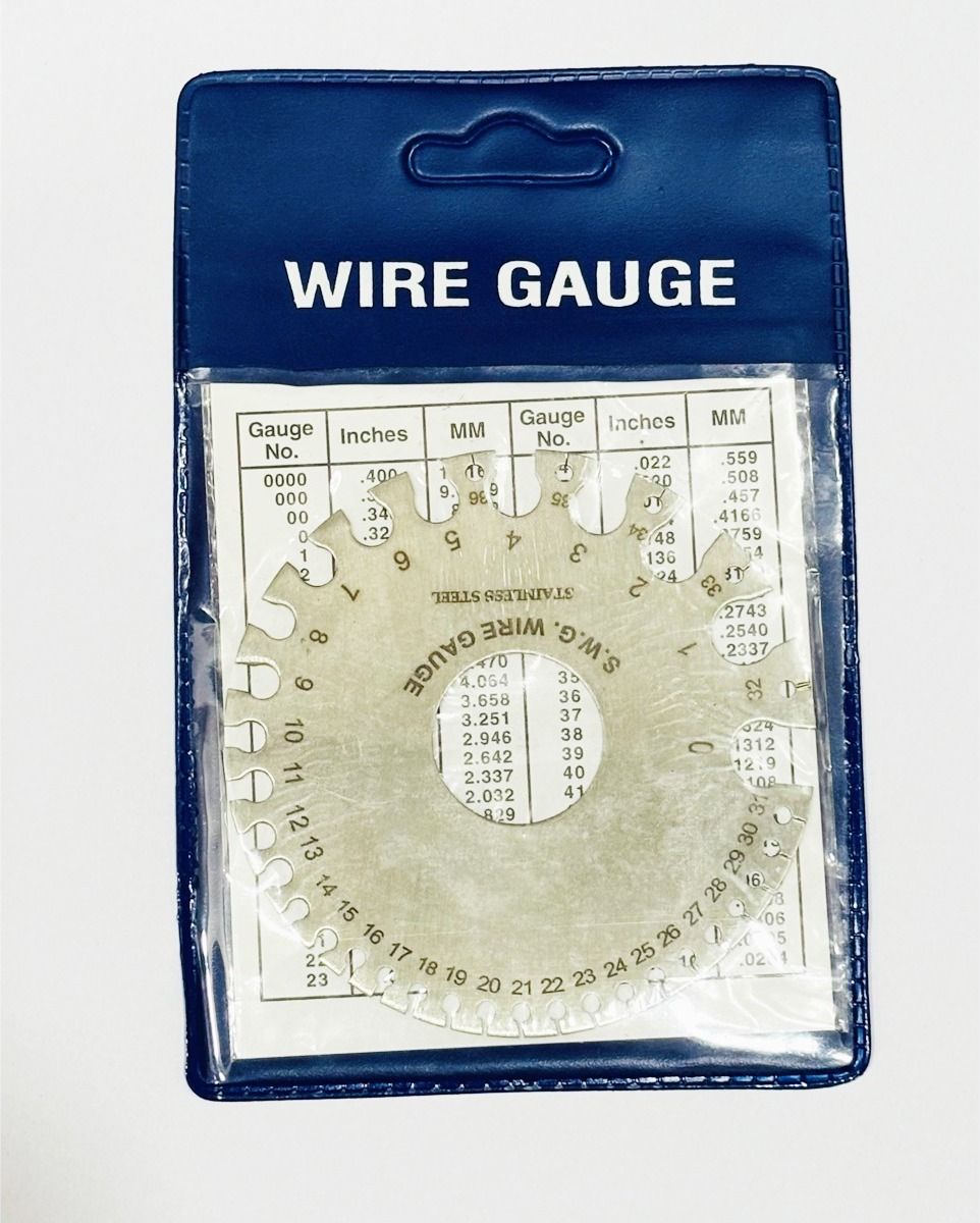 gogna Metal Thickness & Wire Size Measuring Tool for Workshop, Engineering & DIY Use Radius Gauge-picture-46
