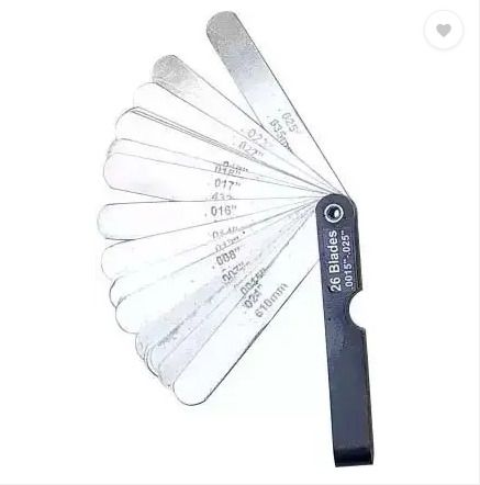 genmach 26 Blades Feeler Gauge Metric & Inch Gap Filler .002'' .025'' for Measurment Bore Gauge-picture-17