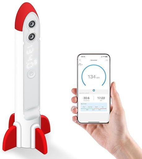 mcp Digital Ultrasonic Stadiometer Height Measurement Device with Bluetooth app Height Gauge-picture-36
