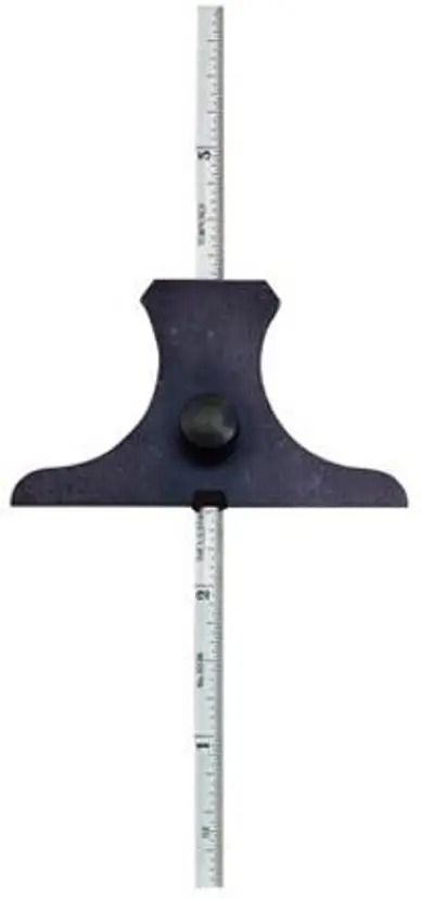 toolbux 12-Inch (300mm) Depth & Height Gauge | Precision Measuring Tool Steel Height Gauge-picture-11