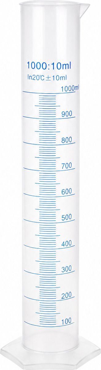 divine 1000 ml Graduated Measuring Cylinder | Transparent Plastic Laboratory Height Gauge-picture-41