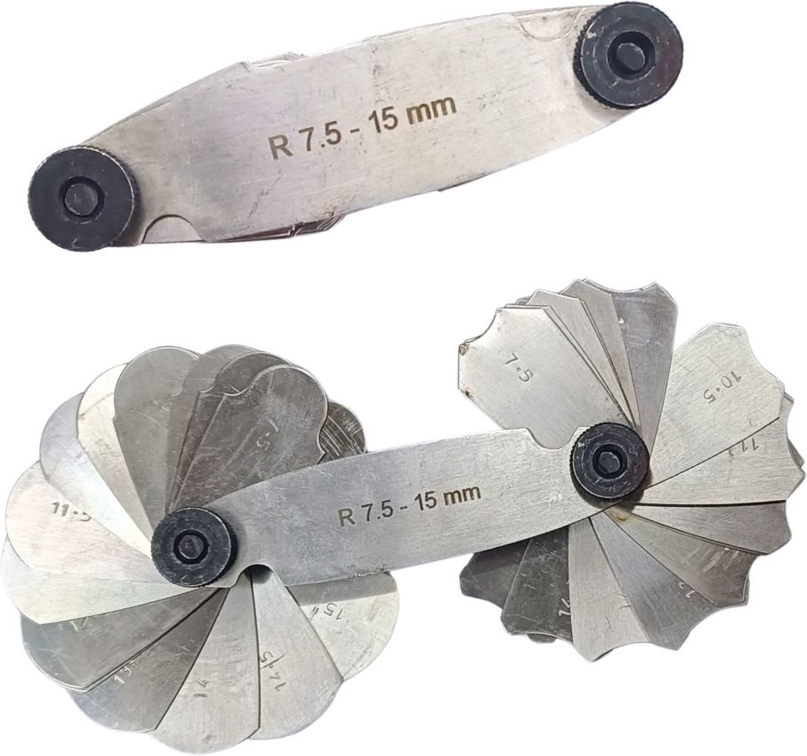 syntex High Precision Radius Gauge Set 7-15 mm - Fillet R Measurement Inspection Tool Radius Gauge-picture-43