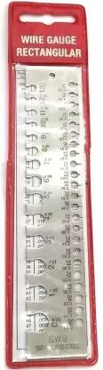 SWG Rectangular Wire Gauge/Sizer in British & Metric Pin Gauge-image-12
