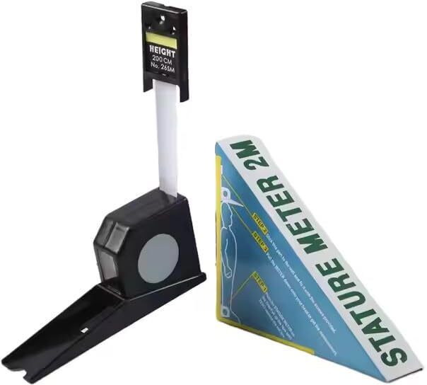 2M Height Stature Meter, Measuring Tape Ruler Gauge Retractable Wall Mount Height Gauge-image-48