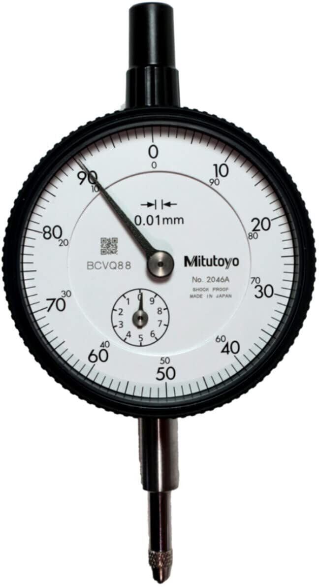 mitutoyo 2046A Dial Indicator DG 0.01 Grad, 0-10mm Range Dial Indicator image 1