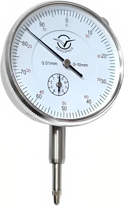 Aerospace Dial Indicator, 0-10mm x 0.01mm Precision Test Gauge Tool Dial Indicator