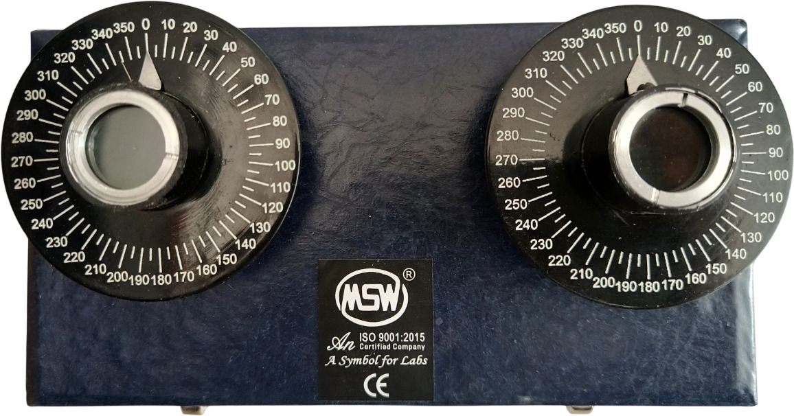 monarch scientific industries (msw) Rotatable Polaroid Set (Polarizer & Analyser) Test Indicator-picture-23