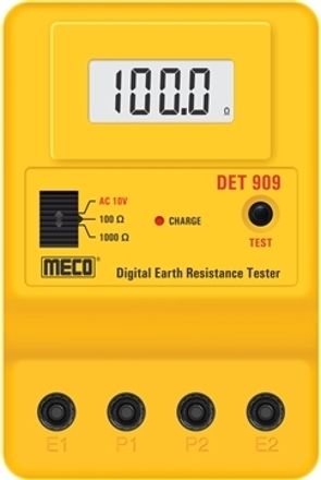 MECO DIGITAL EARTH RESISTANCE TESTER (DET 909) Test Indicator-image-3