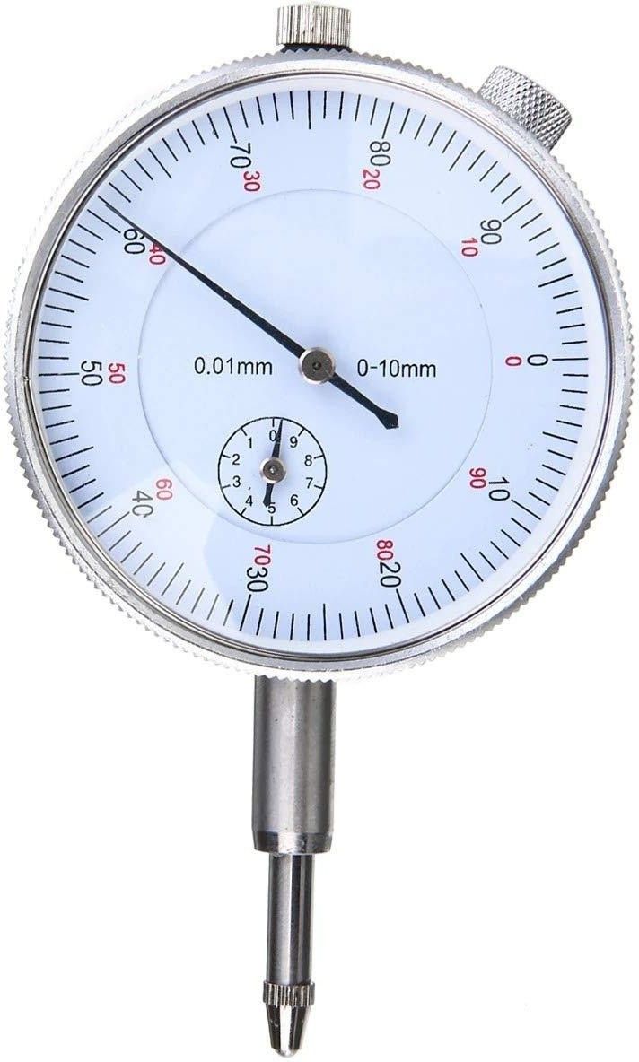 Dial Indicator Gauge 0-10mm/0.01mm High Accuracy Measurement Instrument Tool Dial Indicator