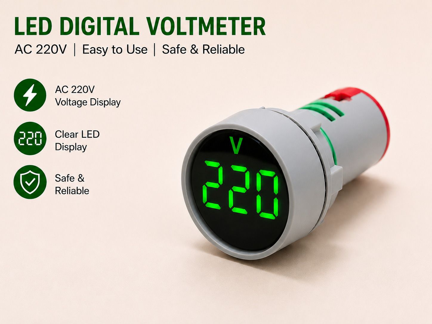 straewolf Led Volt Meter Green Test Indicator-picture-14