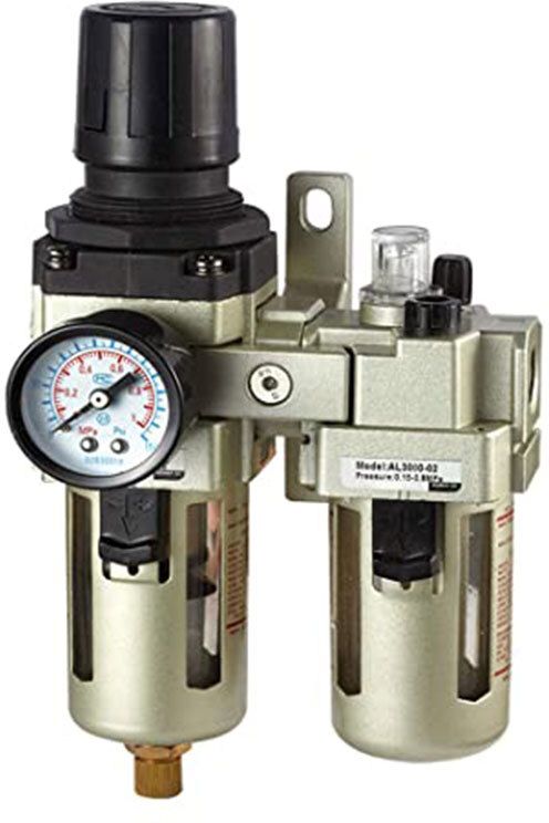 implemental BSP Pneumatic FRL Unit (Air Filter+Regulator+Lubricator)(1/2 Inch) Test Indicator-picture-28
