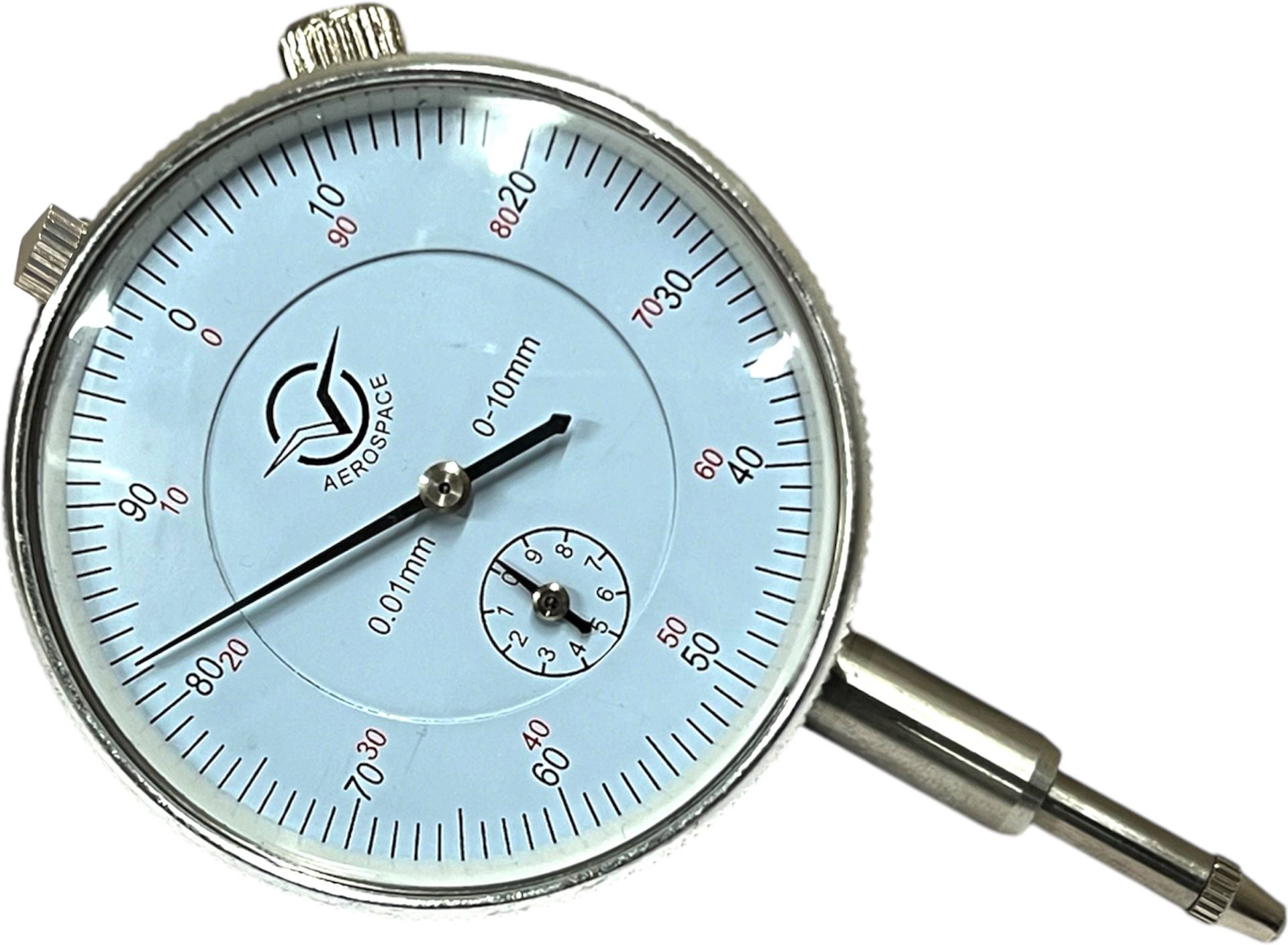 adawat Metric Dial Indicator, 0-10mm x 0.01mm Precision Test Gauge Measuring Instrument Dial Indicator-picture-36