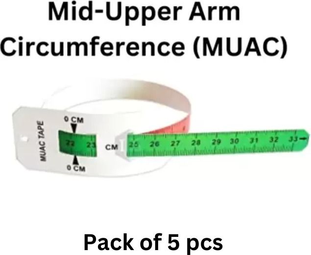 cityhealth Mid-Upper Arm Circumference (MUAC) 33 Cm (5 pcs) For Children Measurement Tape-picture-44