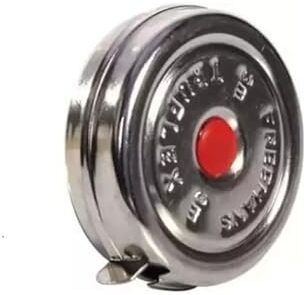 adawat 2m Stainless Steel Tape Rule Pocket Tricles Measuring Tape Silver Tone Metal Measurement Tape-picture-17