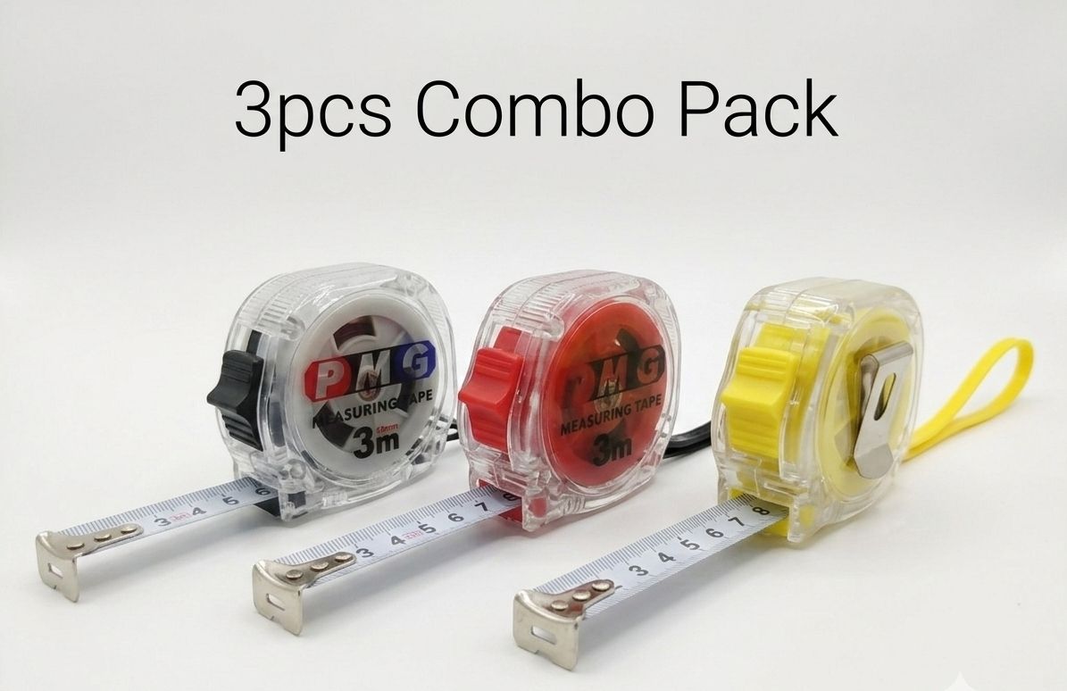 pmg 03pcs combo pack of 3m /19mm measurement tep Measurement Tape-picture-24
