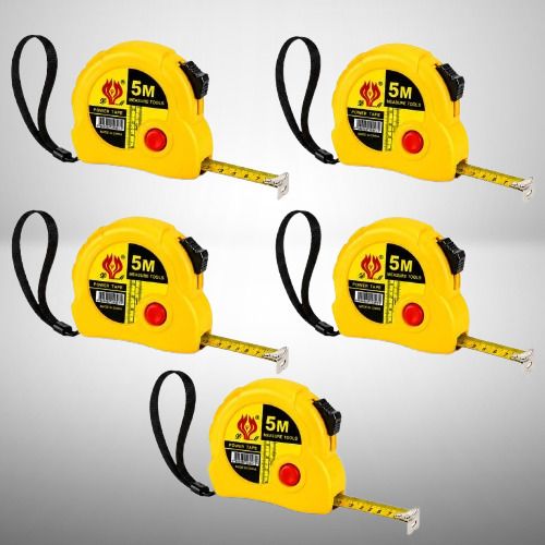 5M Heavy Duty Steel Tape Measure with Lock for Home & Construction 4 Measurement Tape-image-44