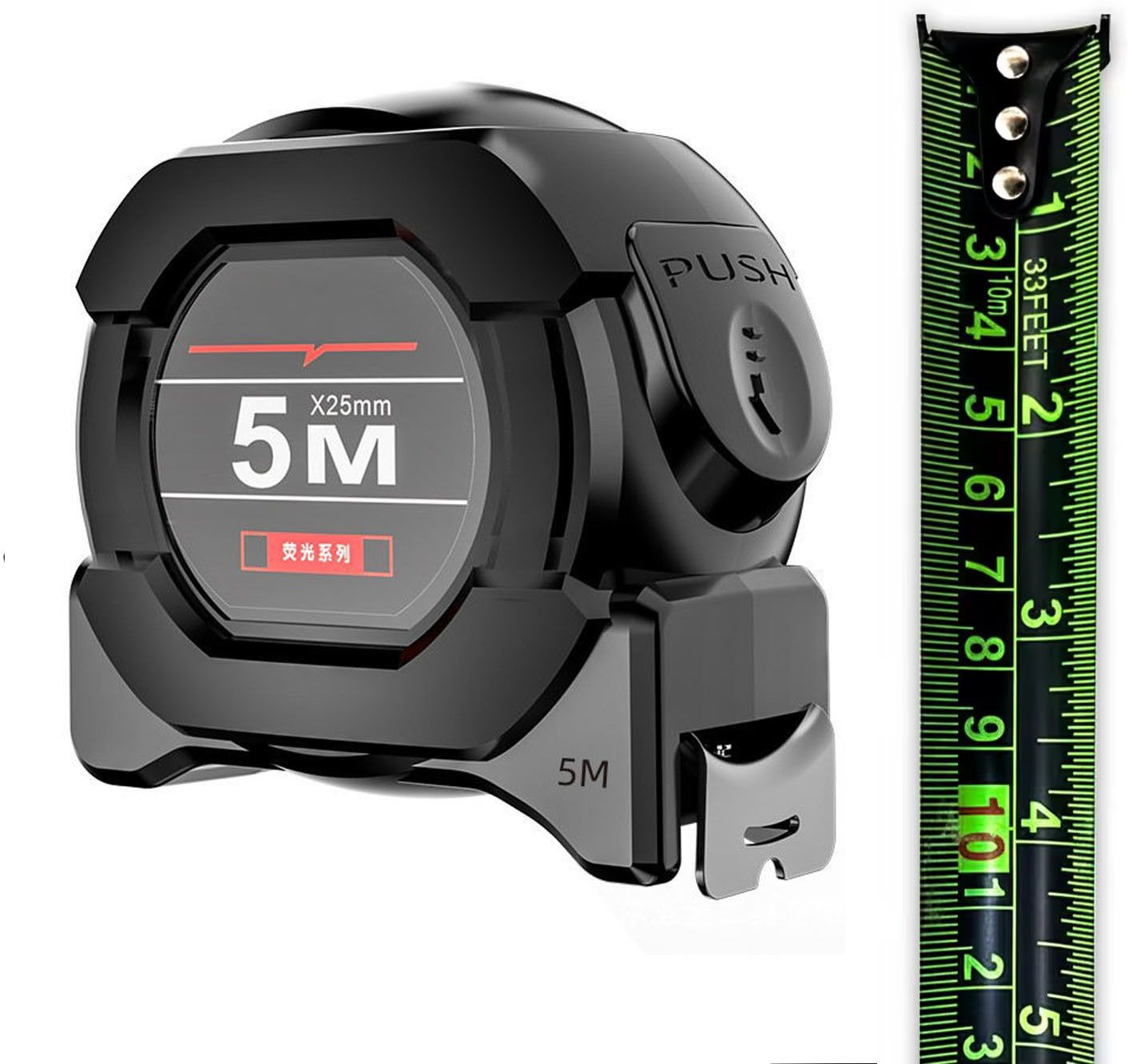 5 Meter Measuring Tape with Auto-Locking and Retractable Heavy Duty Unbreakable Measurement Tape-image-49