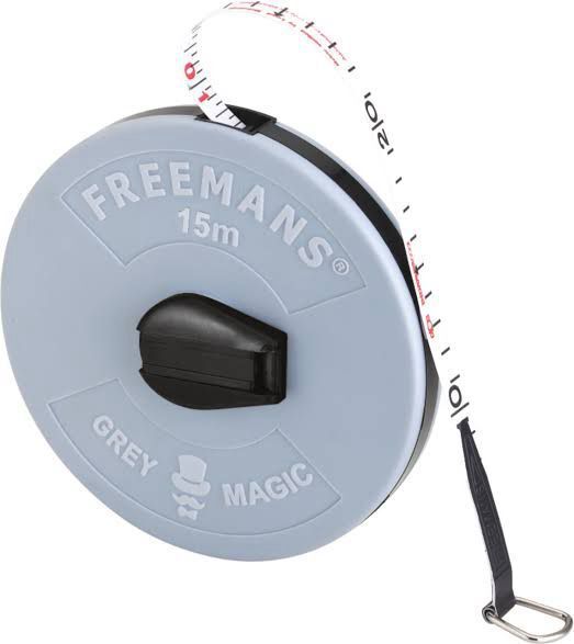 freemans GREY MAGIC FIBRE GLASS TAPE 15M Measurement Tape-picture-12