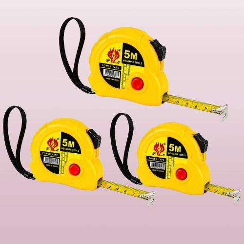 5M Heavy Duty Steel Tape Measure with Lock for Home & Construction 3 Measurement Tape-image-45