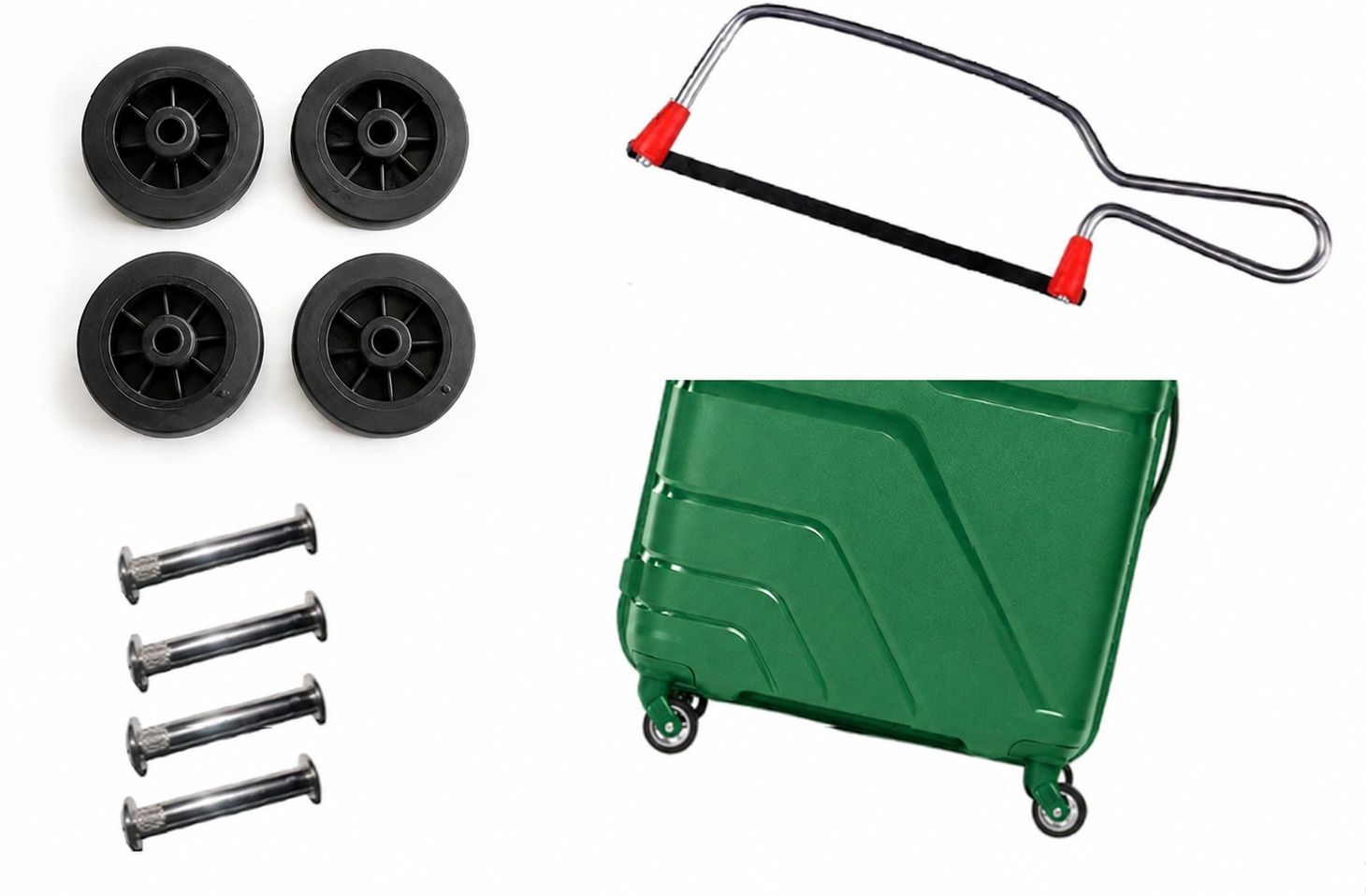 smartcarry Trolly Bag_Wheel_B_4.5 CM_Black with Cutter Multiple Unit Measuring Wheel-picture-14