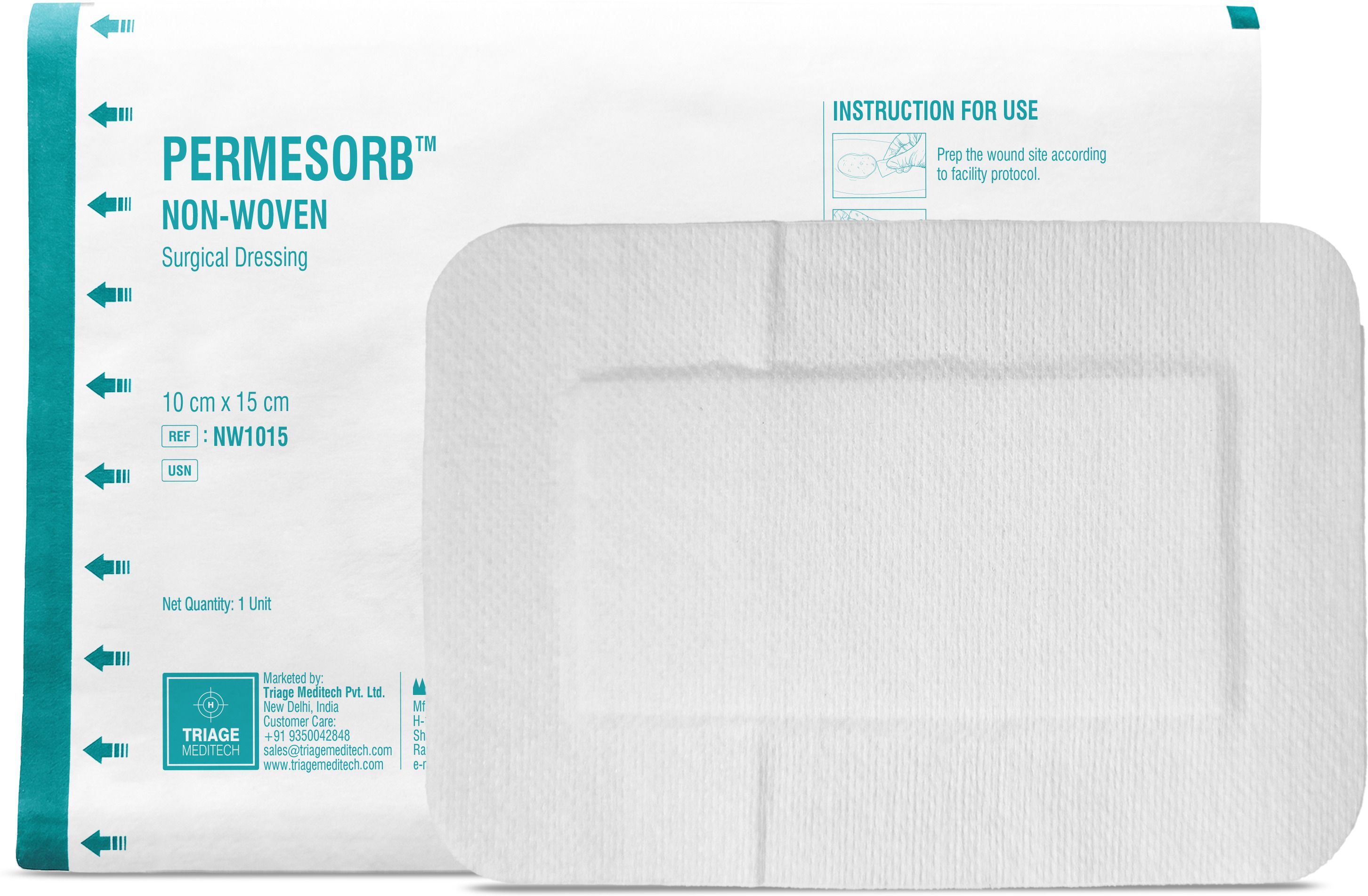 Transparent Surgical Dressing | Clear Film Post-Operative Dressing | 10cm x 15cm Foams Medical Dressing-image-1