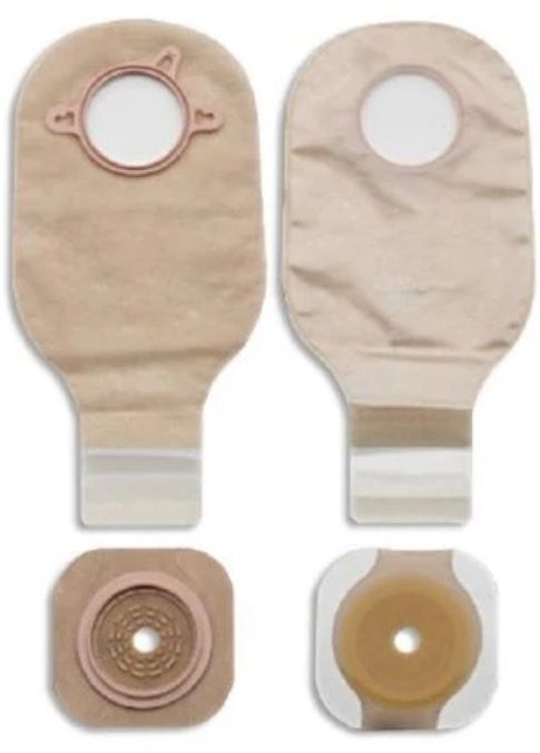 hollister Pack of 1 Set of Skin Barrier Flange and Pouch 55mm (35500+25760) Hydrocolloid Medical Dressing-picture-23