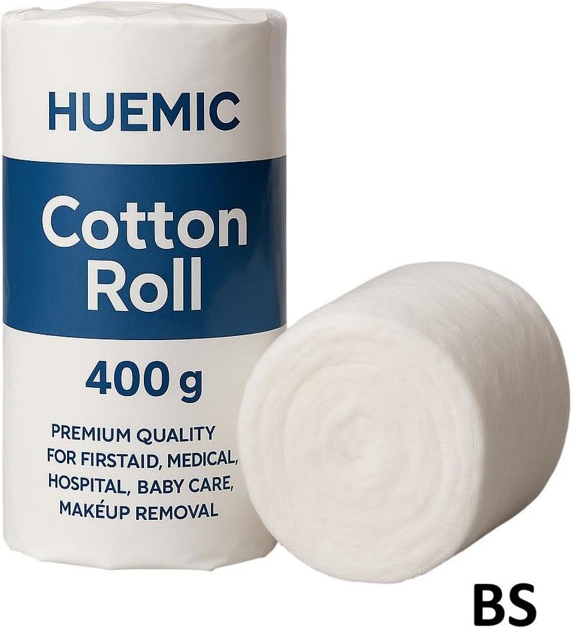 huemic Pure Absorbent Cotton Roll for Baby Care | Cosmetic & Skincare BH Gauze Medical Dressing-picture-28