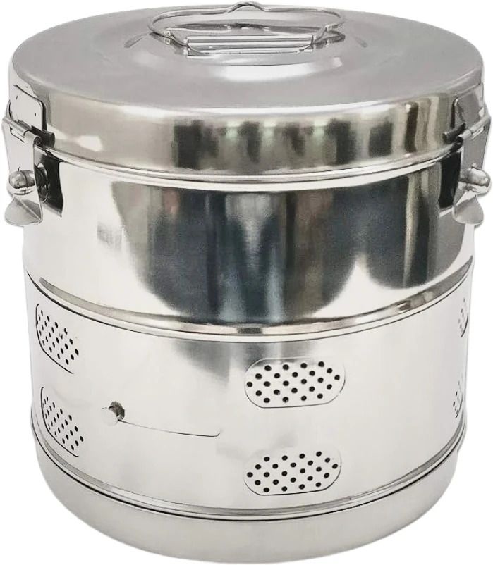 bos medicare surgical Dressing Drum ( 9x9 Inches) Stainless Steel Large Interactive dressings Medical Dressing-picture-19