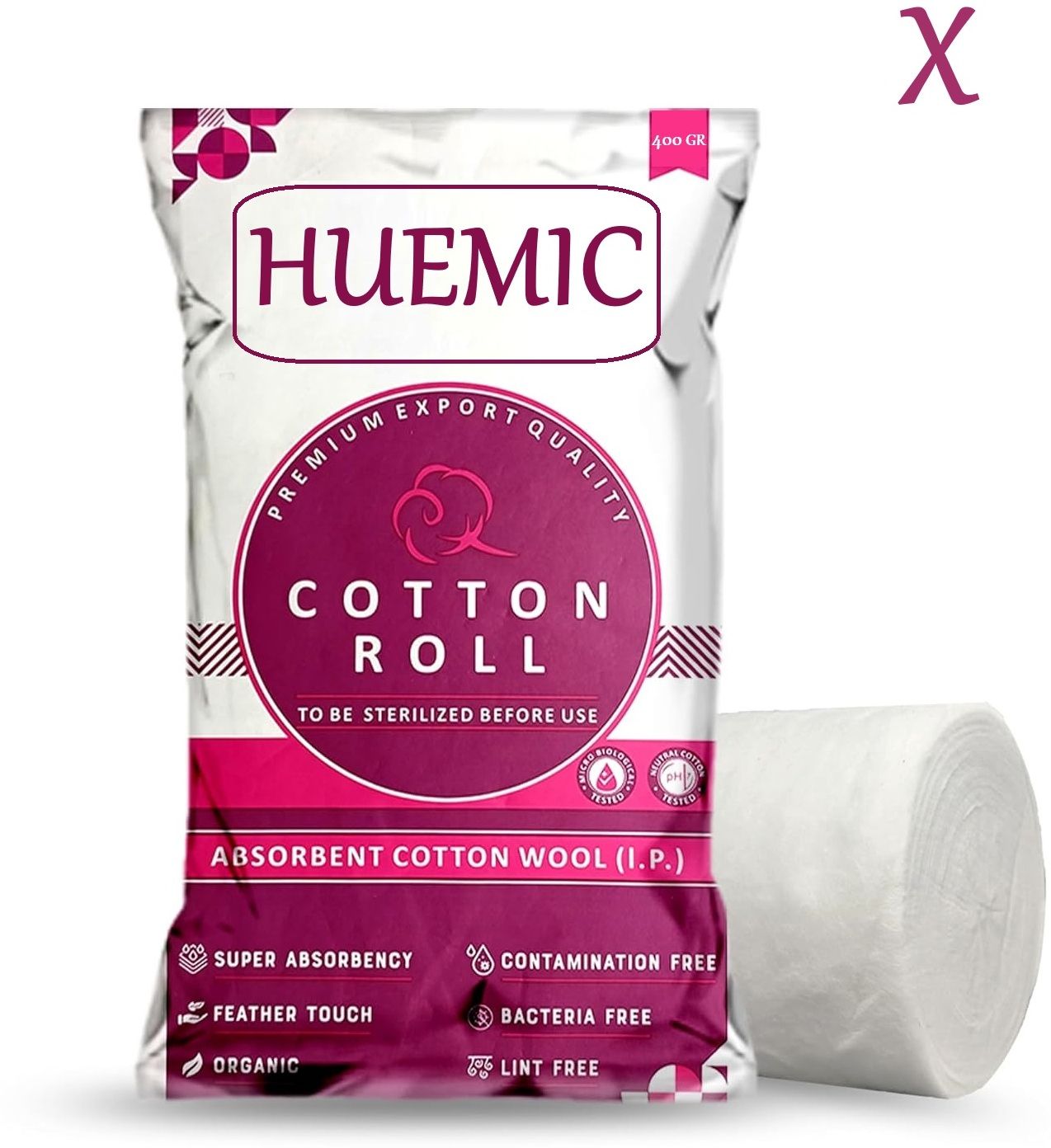 Pure Absorbent Cotton Roll for Baby Care Soft Cotton Roll 22 Gauze Medical Dressing-image-37