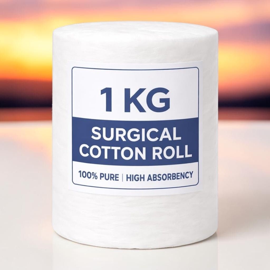 1kg Surgical Cotton Roll – High Absorbency Pure White Medical Cotton ab15 Gauze Medical Dressing-image-37