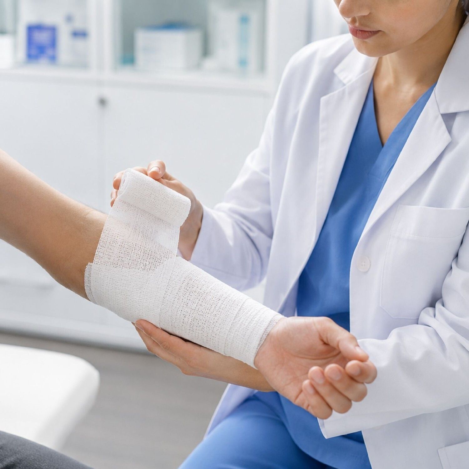 Open Weave Bandage Gauze Medical Dressing-image-41