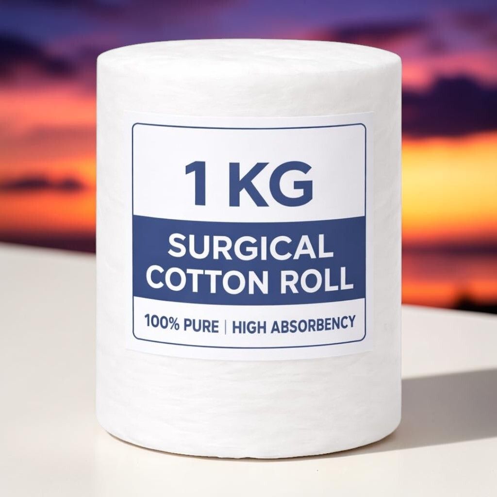 1kg Surgical Cotton Roll – High Absorbency Pure White Medical Cotton ab10 Gauze Medical Dressing-image-8