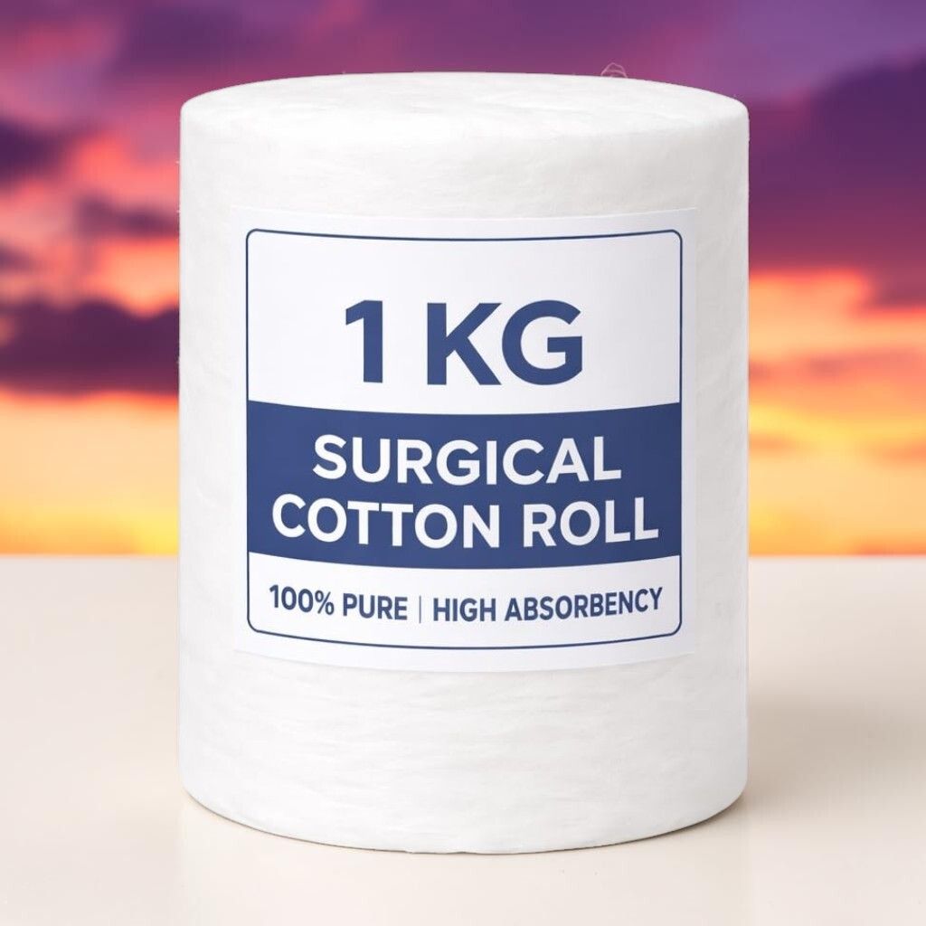 1kg Surgical Cotton Roll – High Absorbency Pure White Medical Cotton ab5 Gauze Medical Dressing-image-27