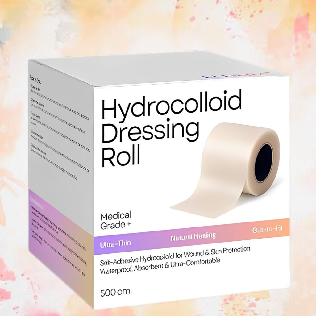ashaka Waterproof Medical Dressing Roll for Blisters and Burn Coverage Hydrocolloid Medical Dressing-picture-6