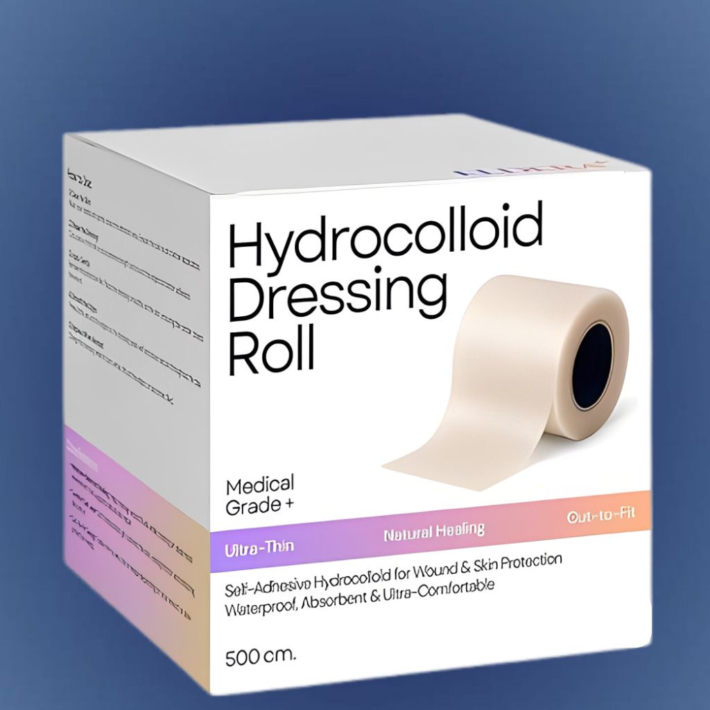 ashaka Hydrocolloid Dressing Tape for Waterproof Wound Protection Roll Hydrocolloid Medical Dressing-picture-10