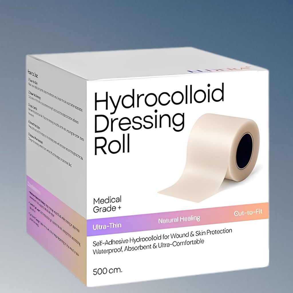 ashaka Hydrocolloid Wound Care Tape Roll for Waterproof Skin Coverage Hydrocolloid Medical Dressing-picture-9