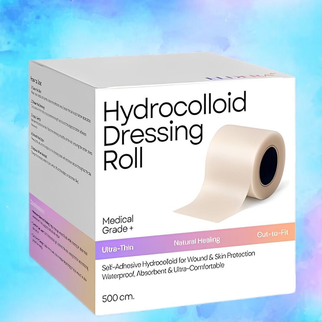 ashaka Flexible Hydrocolloid Dressing Roll for Wound Healing Protection Hydrocolloid Medical Dressing-picture-8