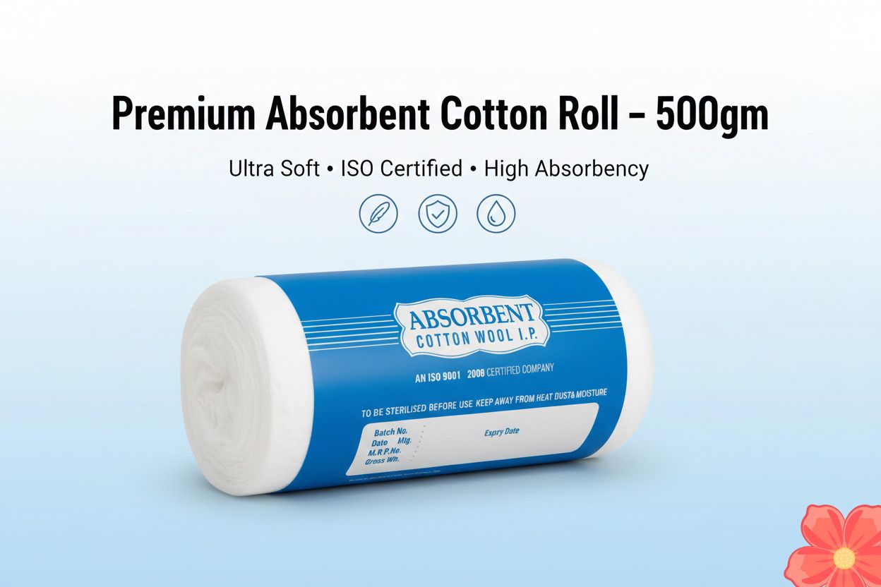 albacotton Premium 500gm Cotton Roll | Beauty & Clinical Interactive dressings Medical Dressing-picture-13