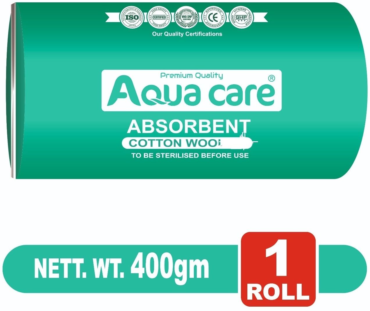 aqua care HIGH CLASS ABSORBENT COTTON ROLL pack of 1 Gauze Medical Dressing-picture-27