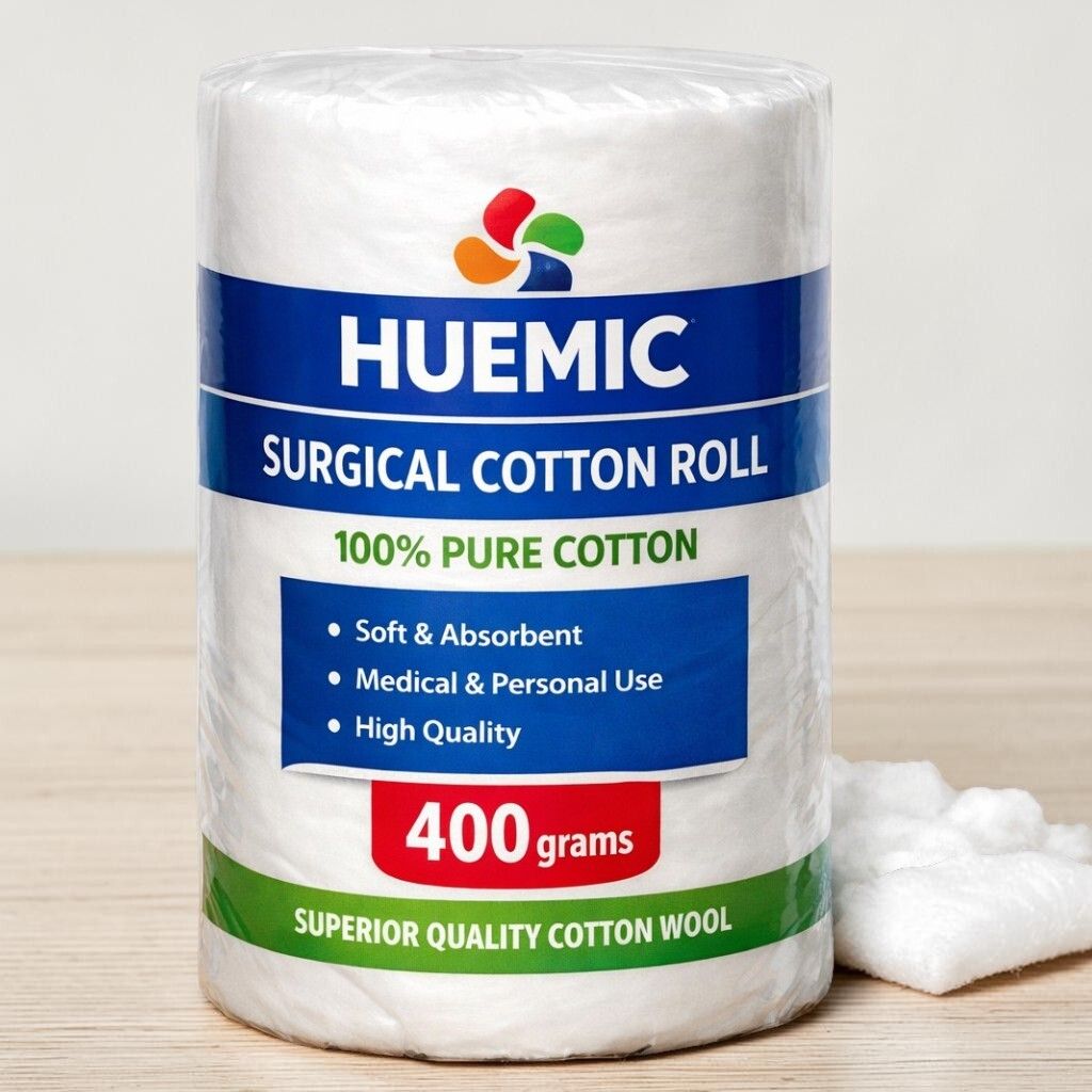 huemic 400g Surgical Cotton Roll – High Absorbency Pure White Medical Cotton vd 4 Gauze Medical Dressing-picture-31