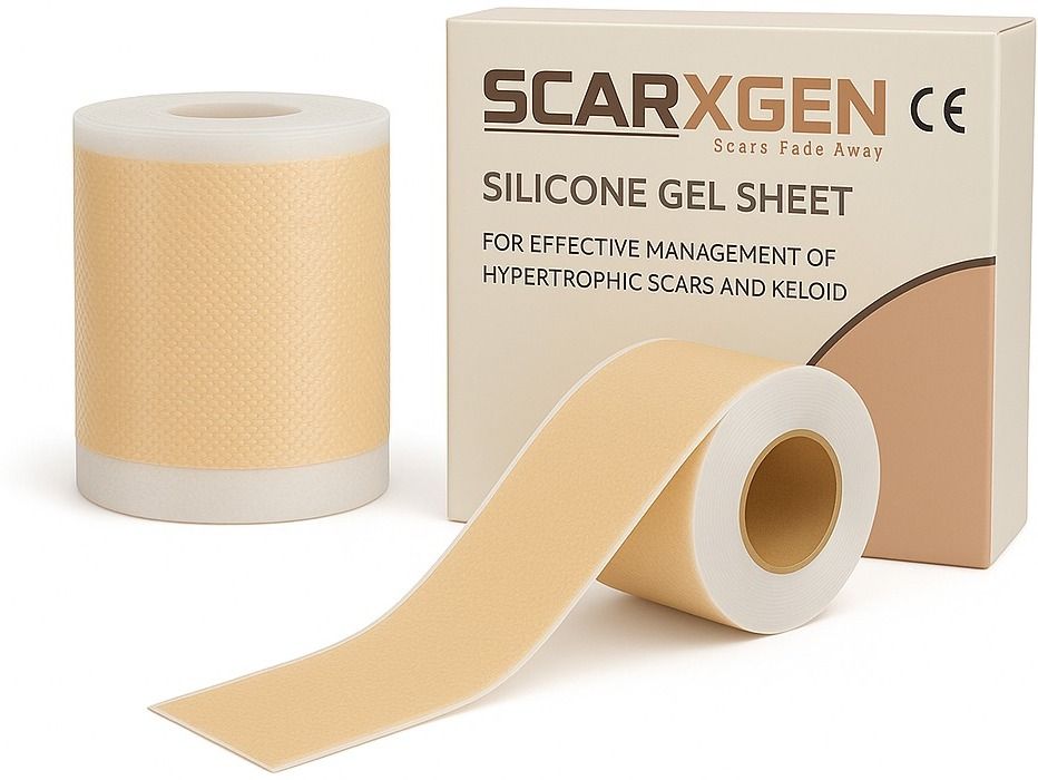 Medical-Grade Silicone Scar Tape for C-Section Surgery Scars -Reusable 4cmx150cm Composites Medical Dressing-image-13