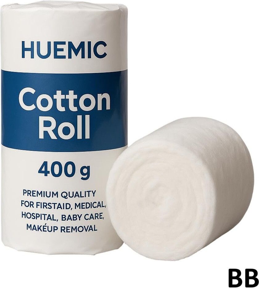 huemic Pure Absorbent Cotton Roll for Baby Care | Cosmetic & Skincare BY Gauze Medical Dressing-picture-40
