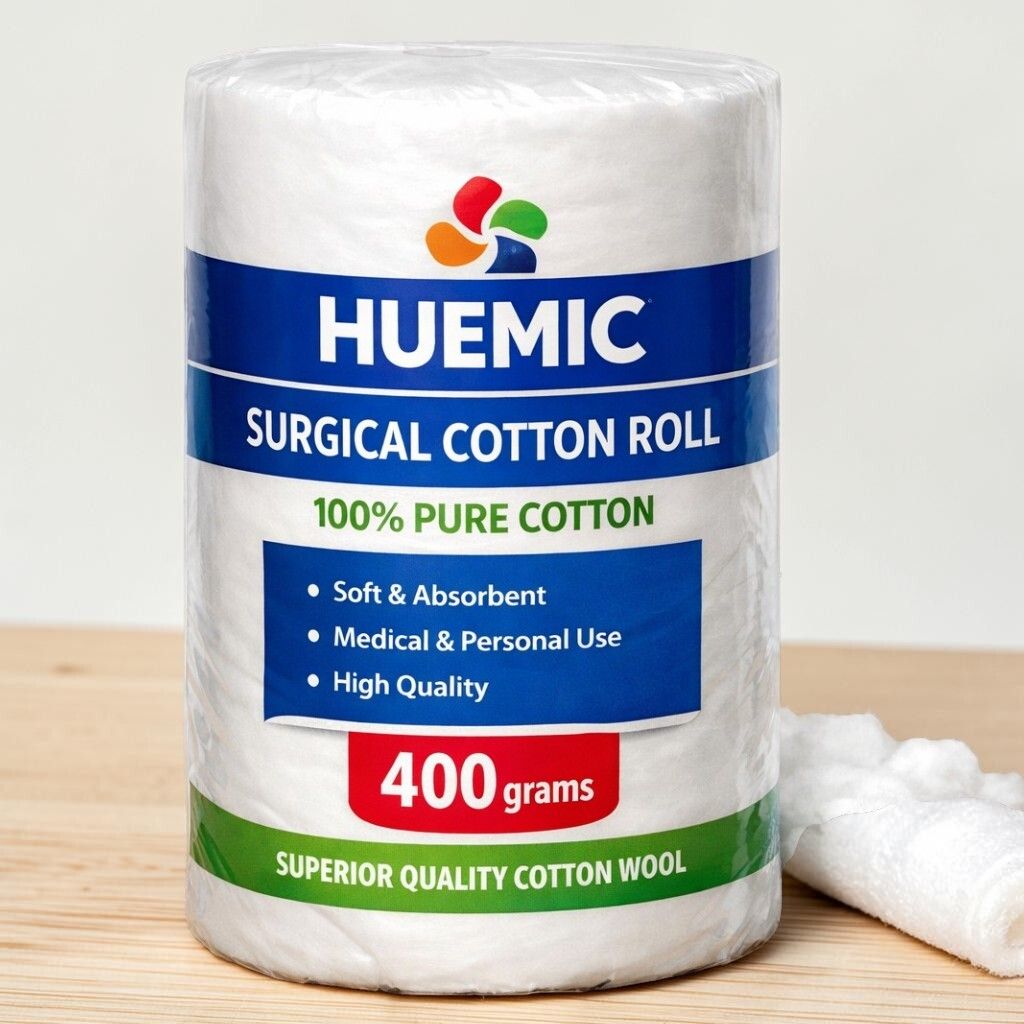 huemic 400g Surgical Cotton Roll – High Absorbency Pure White Medical Cotton vd 12 Gauze Medical Dressing-picture-30