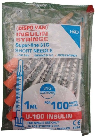 INSULIN FOR DIABETICS ( 100UNIT) MEDICAL NEEDAL FOR 20 PICS. Medical Needle-image-29