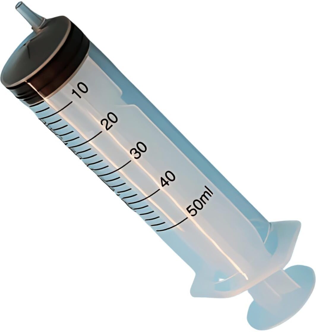 50 ML Syringe SINGLE Use ONLY with needle ( 50 ML X 05 pcs) Medical Needle-image-39