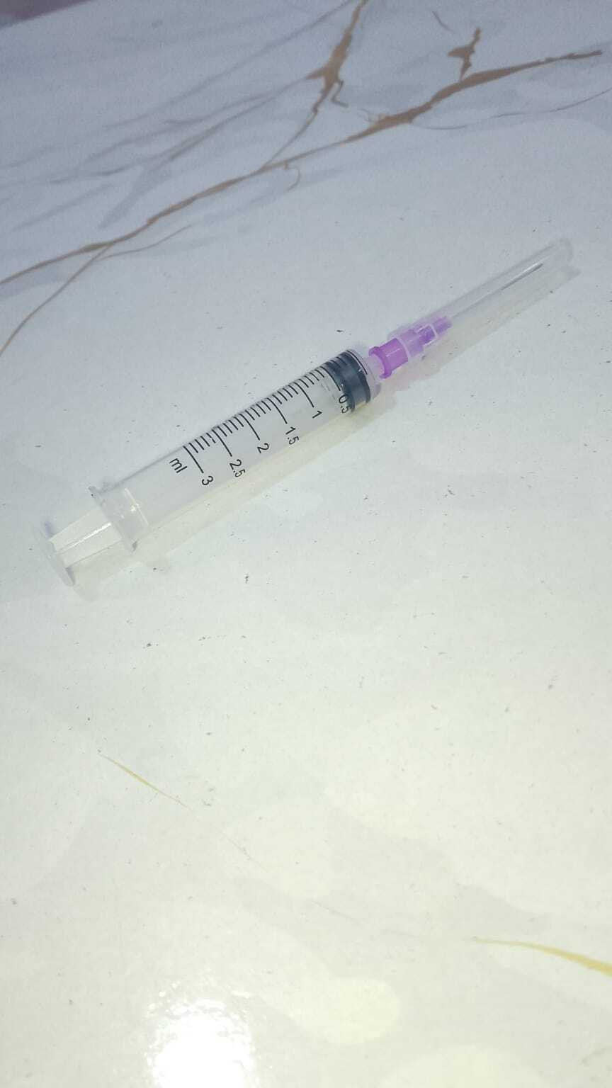 mdss Syringes with Needle | For Single Use Only | 3ml (Pack of 5 Pcs) Medical Needle image 1