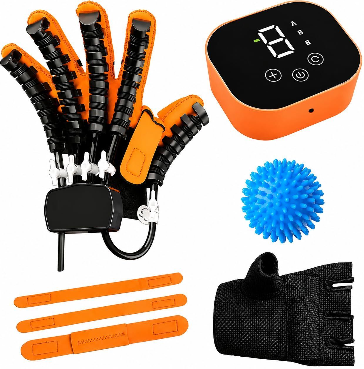 Robotic Hand Glove for Stroke & Paralysis Recovery, Finger Therapy LEFT HAND Medical Reacher & Grabber-image-2